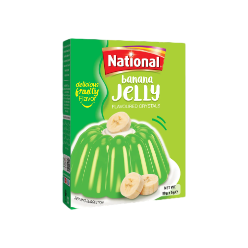 National Jelly Crystal Banana 80 gm